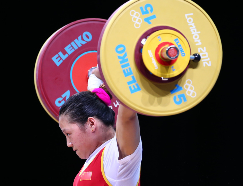 女舉58公斤李雪英破奧運紀錄奪冠