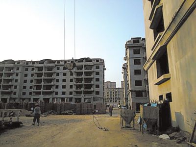 　適園雅居小區(qū)，已建起13棟住宅樓。