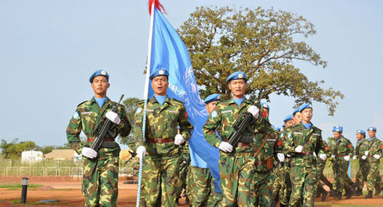資料圖：中方將派遣700名官兵前往南蘇丹進(jìn)行維和。