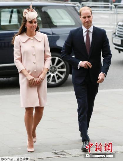 當(dāng)?shù)貢r間2015年3月9日，英國倫敦，威斯敏斯特大教堂，英國皇室參加英聯(lián)邦紀(jì)念儀式。