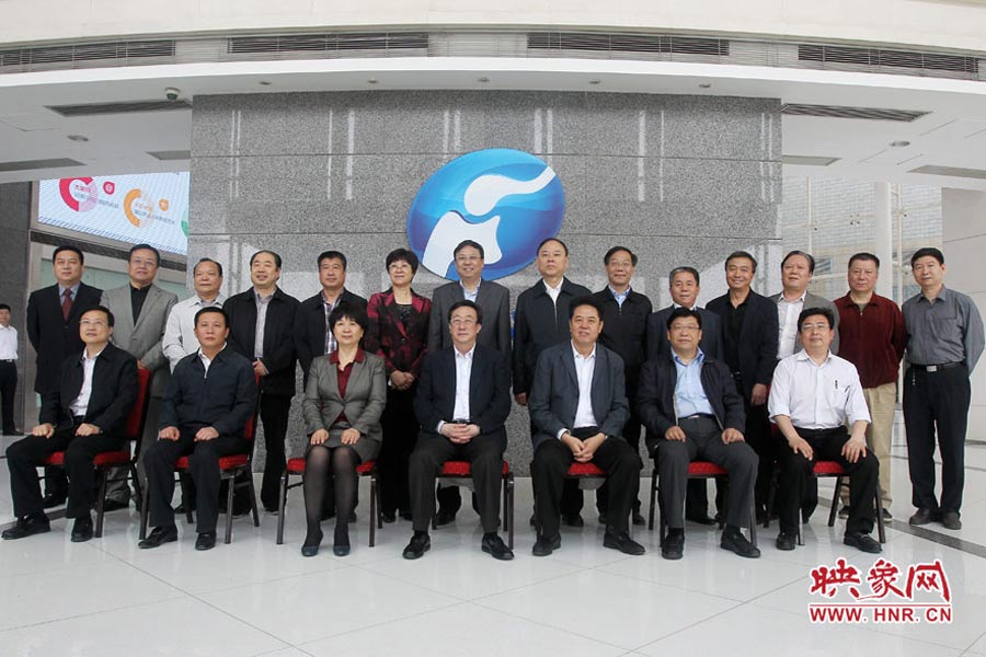 河南省委書記、省人大常委會主任郭庚茂視察河南電視臺 東方今報記者沈翔 劉棟杰/攝