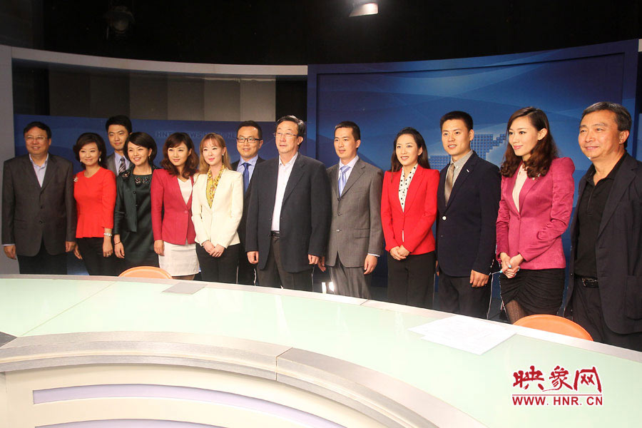 河南省委書記、省人大常委會主任郭庚茂視察河南人民廣播電臺 映象網(wǎng)記者邵恰 段晉哲/攝