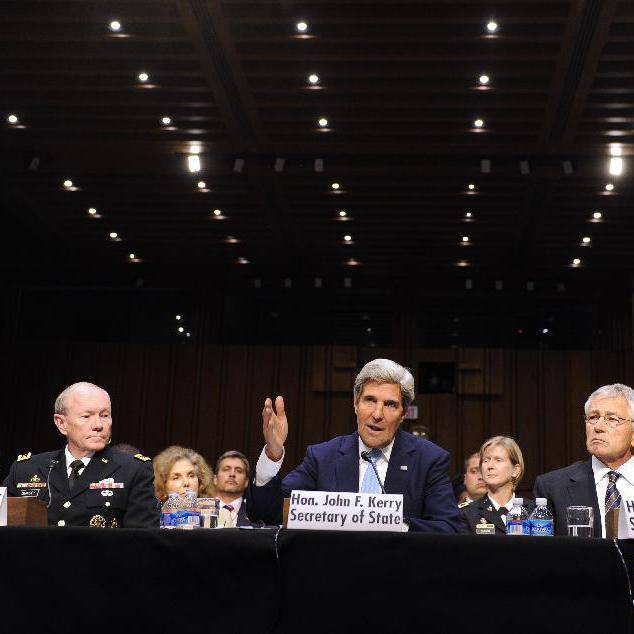 美對(duì)敘軍事行動(dòng)聽證會(huì)