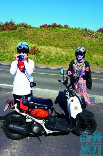 路遇環(huán)島的大學(xué)生。