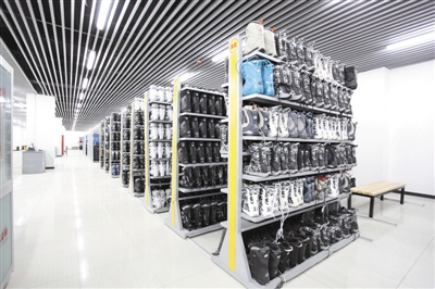 云頂大酒店內(nèi)的雪具大廳。