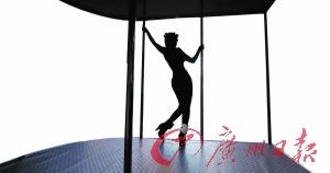 淋病是人類特有的疾病之一，性接觸是主要傳染形式。圖為美國一名性工作者在跳鋼管舞。