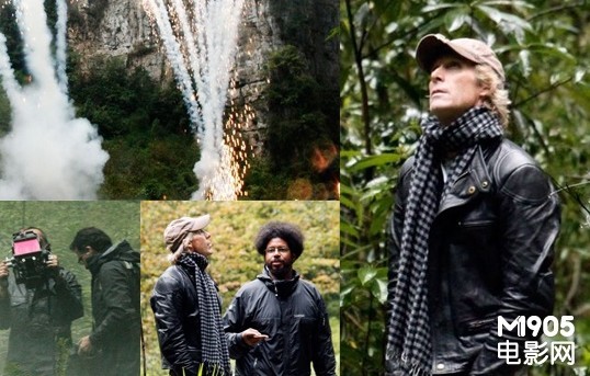 邁克爾·貝在武隆拍攝爆破戲現(xiàn)場(chǎng) 邁克爾·貝在武隆拍攝爆破戲現(xiàn)場(chǎng)