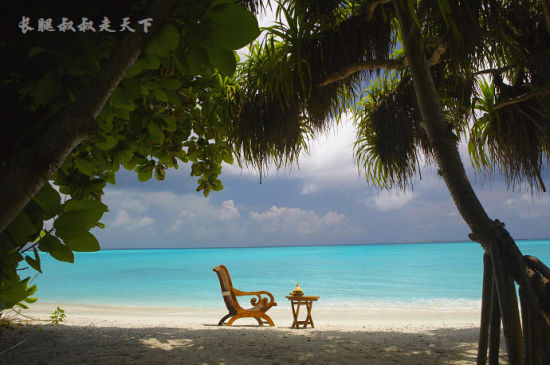 在海邊喝杯咖啡好愜意 攝影：長(zhǎng)腿叔叔