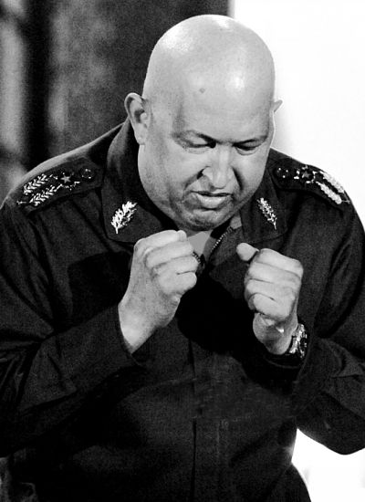 去年選舉期間，查韋斯造勢資料圖。