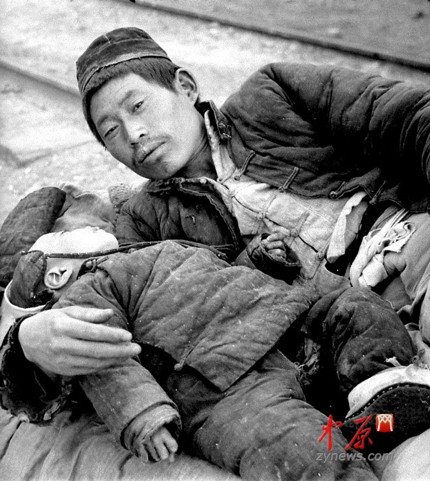 饑荒受災(zāi)者，父與子