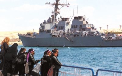 美國海軍“馬漢”號驅(qū)逐艦（資料圖片）。圖/CFP