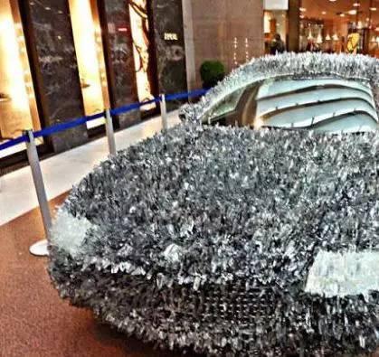 驚！車(chē)主用玻璃渣改裝瑪莎拉蒂