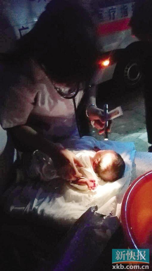 出生僅5天的男嬰被遺棄。 (受訪者供圖)