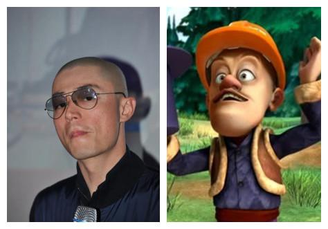 霍建華撞臉光頭強(qiáng) 這畫(huà)風(fēng)差別有點(diǎn)大?。ńM圖）