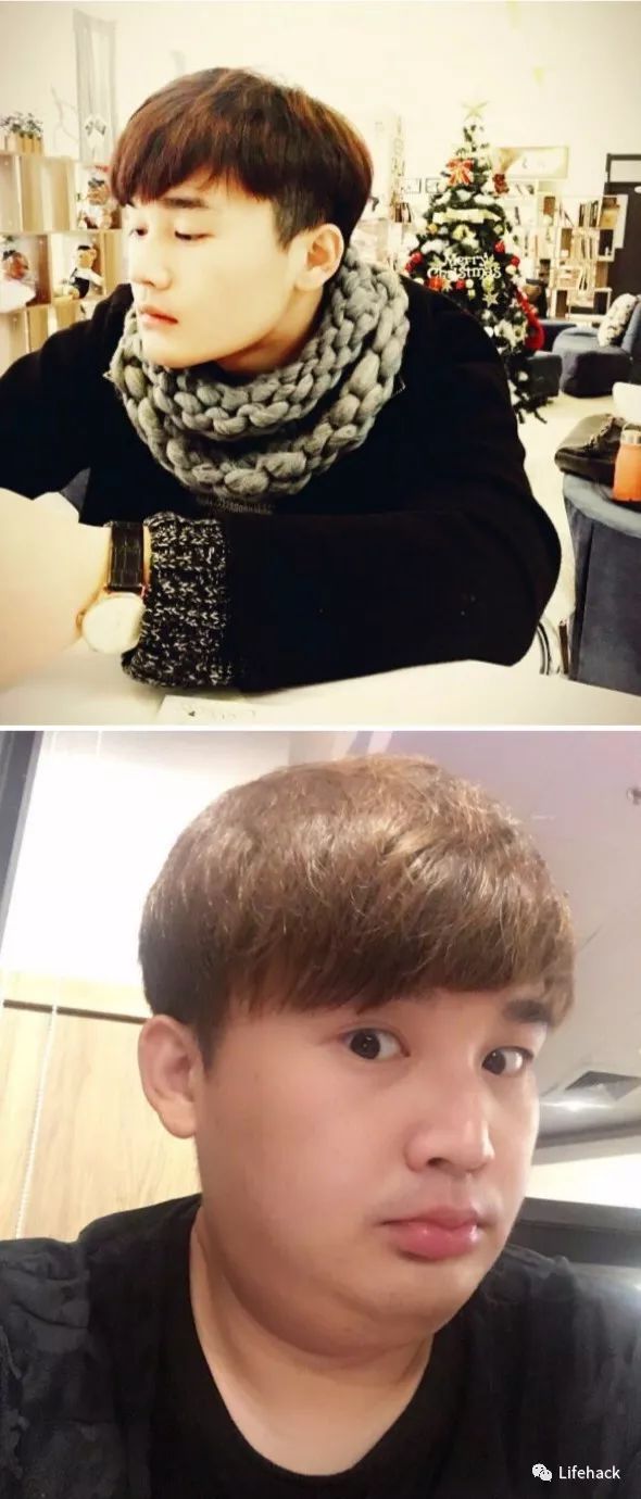 長胖20斤，臉型怎么變？這些例子看完扎心了！