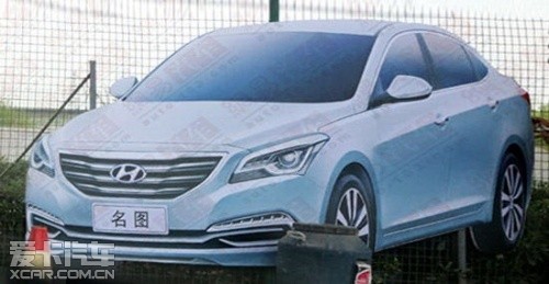 北京現(xiàn)代全新中級車諜照 北京現(xiàn)代全新中級車諜照