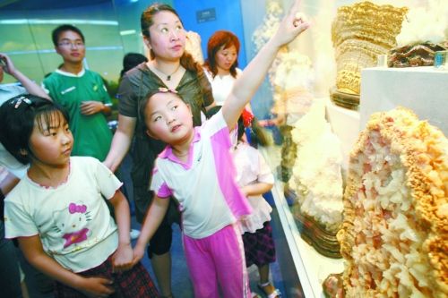 哇，地質(zhì)博物館里好多沒(méi)見(jiàn)過(guò)的??！