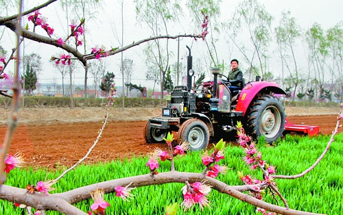 　　3月25日，武陟縣龍源辦事處東馬曲村村民正在田里耕作。時下正值春耕時節(jié)，武陟農(nóng)民紛紛抓住有利時機
