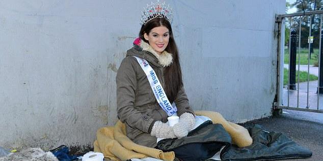 英國小姐露宿街頭推廣救助計(jì)劃 英國小姐露宿街頭推廣救助計(jì)劃