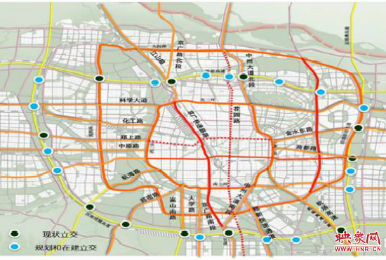 兩環(huán)十七放射景觀廊道建設。