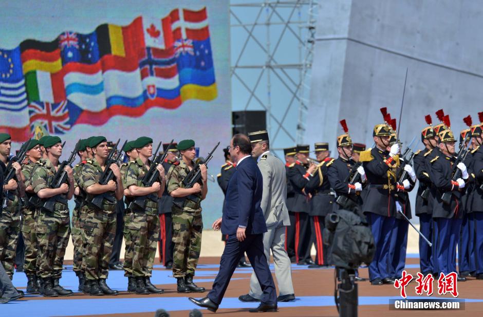 諾曼底登陸70周年紀(jì)念儀式 20國元首和政府首腦出席 諾曼底登陸70周年紀(jì)念儀式 20國元首和政府首腦出席