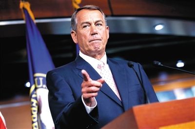 眾議院議長(zhǎng)博納是美國(guó)第三號(hào)政治人物。