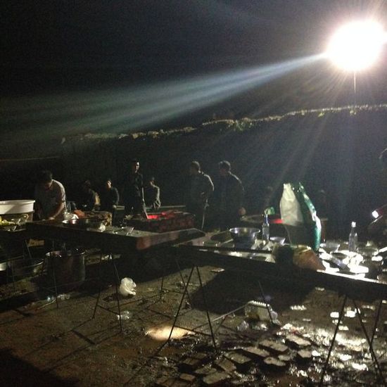 龍頭山鎮(zhèn)災(zāi)民安置點(diǎn)。澎湃新聞 程藝輝 圖