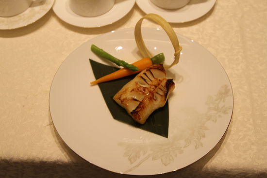 香烤銀鱈魚。 花惠生 供圖