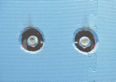 廁所內所有的水龍頭開關都進行了軟包。