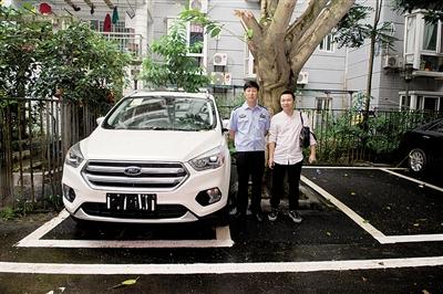 渝北警方送還追回的翼虎SUV。 渝北警方供圖