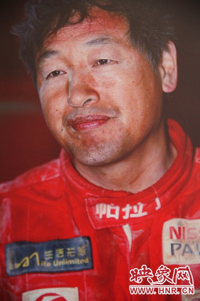 盧寧軍賽場的一刻。