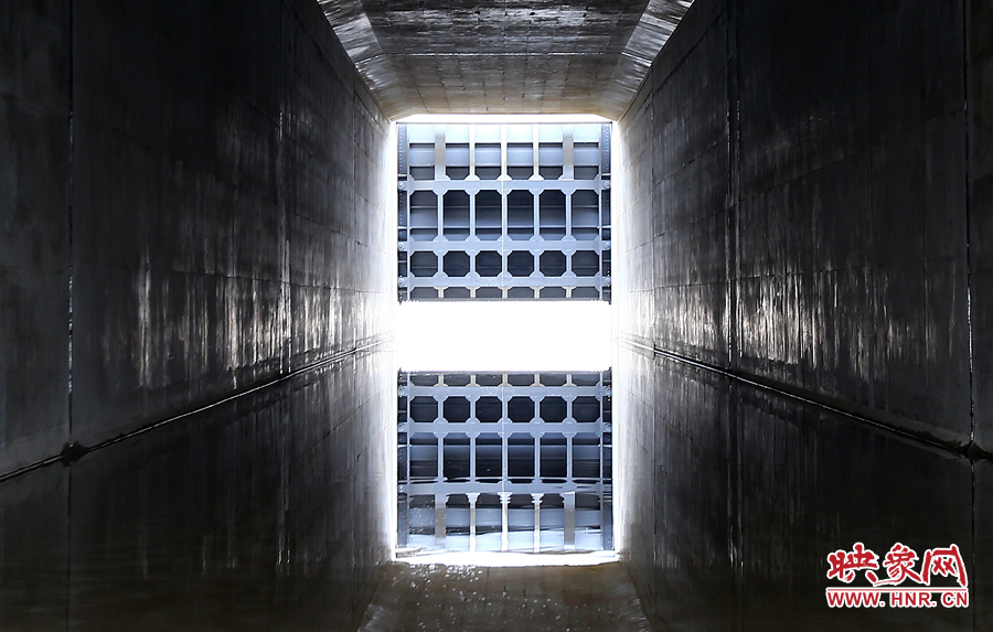 完工的南水北調(diào)水渠，靜靜的等待著首次通水