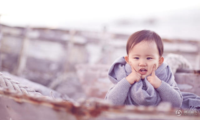 黃磊一家四口幸福合影 黃磊一家四口幸福合影