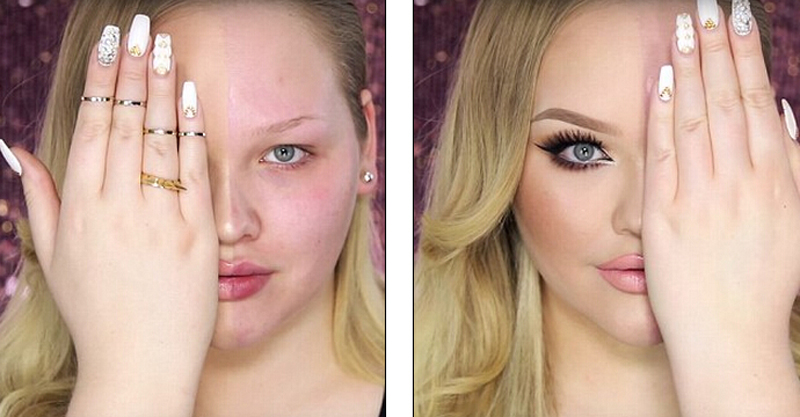 　左邊和右邊真的是一個人嗎？ （網(wǎng)頁截圖）