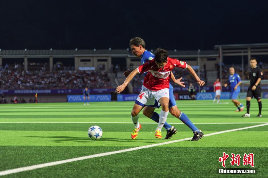 中國(guó)元老明星足球隊(duì)?wèi)?zhàn)勝意大利傳奇巨星隊(duì)