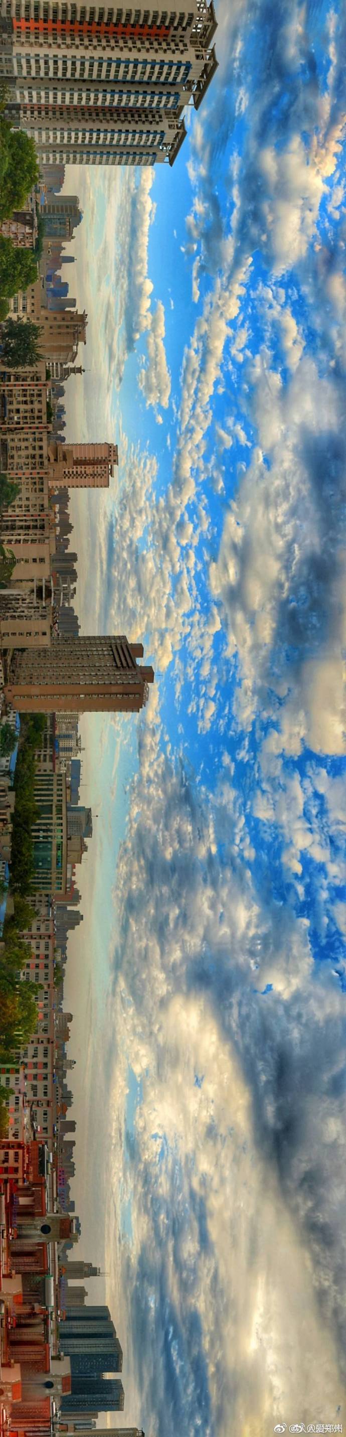 又被鄭州的藍(lán)天刷屏！隨便一拍就是手機(jī)壁紙