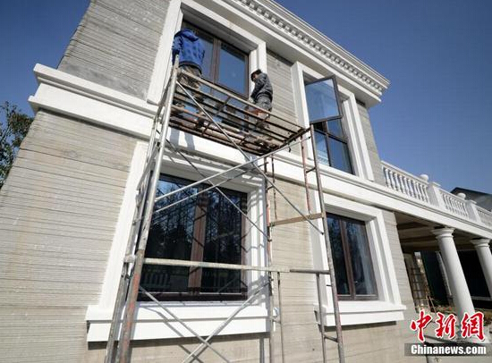 看！這些別墅都是3D打印出來的 僅耗時(shí)1天