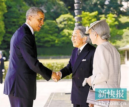 24日奧巴馬訪日見天皇未鞠躬 24日奧巴馬訪日見天皇未鞠躬