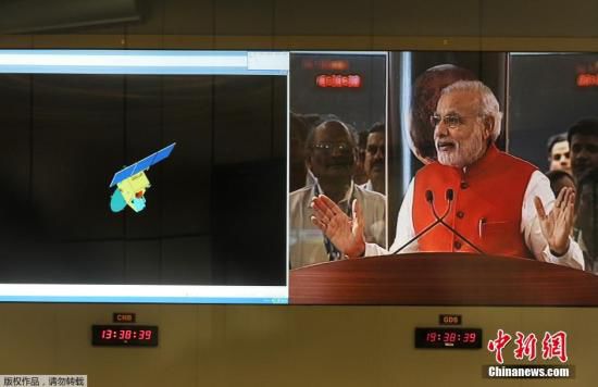 當(dāng)?shù)貢r(shí)間9月24日，經(jīng)過(guò)近300天的航行，印度“曼加里安”號(hào)火星探測(cè)器成為了抵達(dá)火星的首個(gè)亞洲國(guó)家的