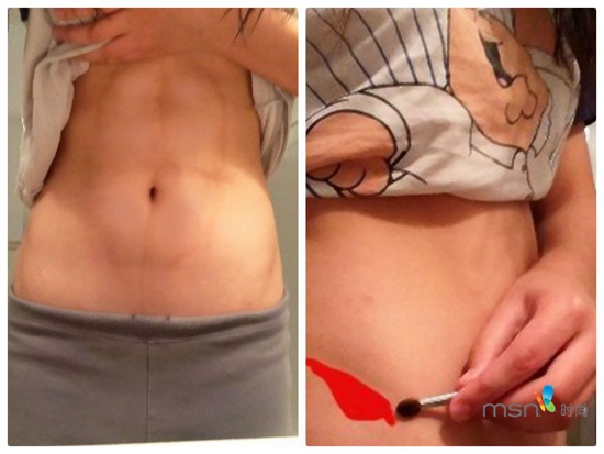 蔡依林 你的馬甲線“脫妝”了！