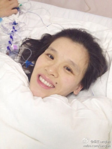 　圖片來源;桑蘭微博。