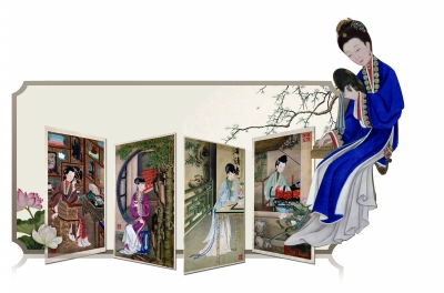 "故宮淘寶"推動圖版美人畫 雍正的女神"動"起來 "故宮淘寶"推動圖版美人畫 雍正的女神"動"起來