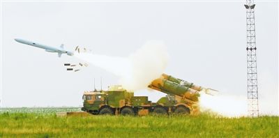 導彈發(fā)射。林曉營攝