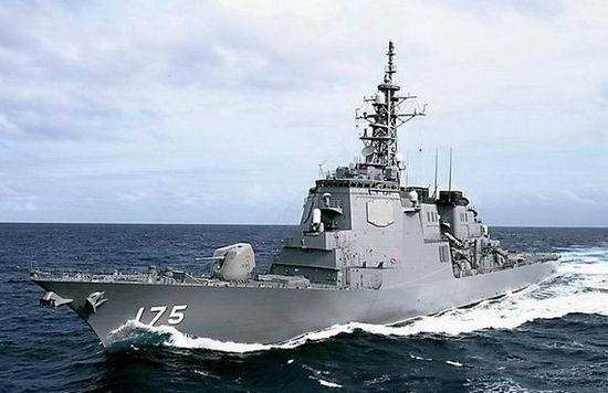 資料圖：日本宙斯盾級導彈驅(qū)逐艦妙高號(DD175)。