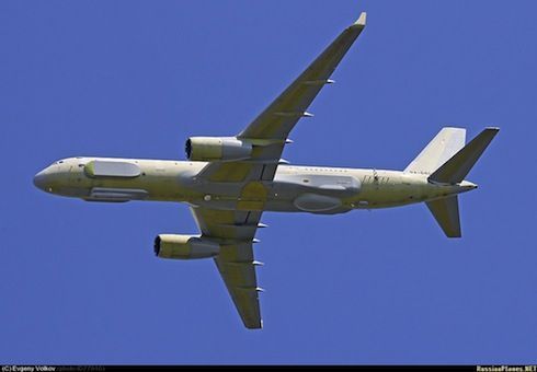 俄羅斯最新型圖-214R偵察機(jī) 俄羅斯最新型圖-214R偵察機(jī)