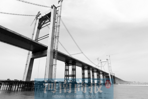 桃花峪黃河大橋明年通車 鄭州開車到焦作省半小時