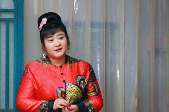 主持人香香在電視劇《嘿，真不是鬧著玩的》飾演大白鵝