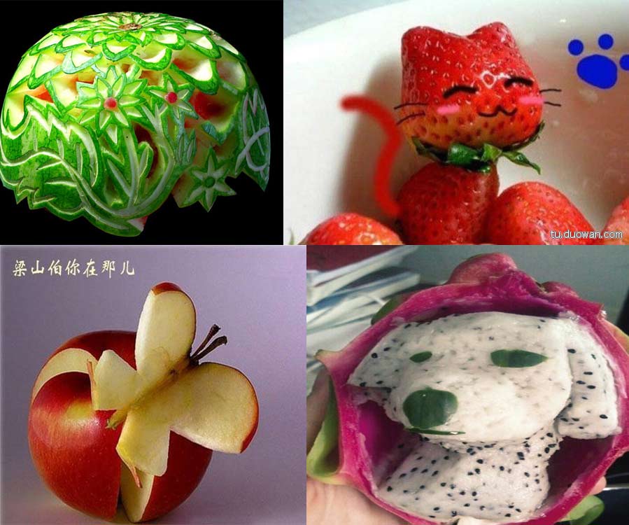好看又爽口！那些創(chuàng)意十足的水果雕刻藝術(shù)