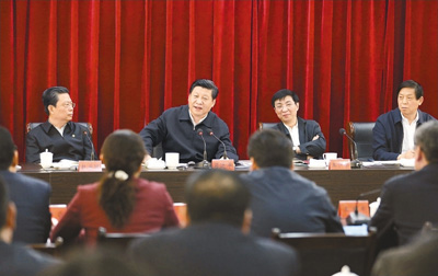 3月18日，習(xí)近平聽取蘭考縣教育實(shí)踐活動(dòng)情況匯報(bào)，并發(fā)表重要講話。